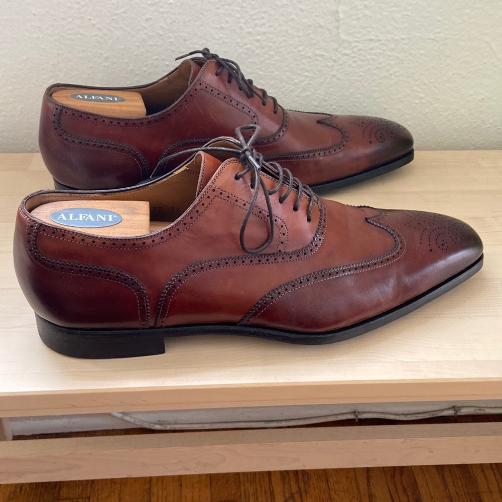 Magnanni Wingtip Cognac with Belt